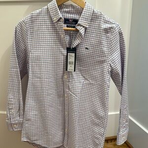 Boys medium (12-14), vineyard vines button down shirt.